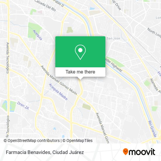 Farmacia Benavides map