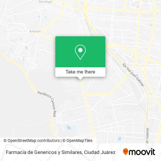 Farmacia de Genericos y Similares map