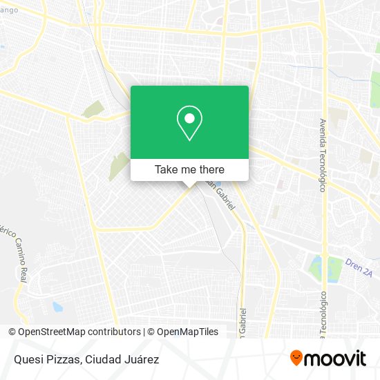 Quesi Pizzas map