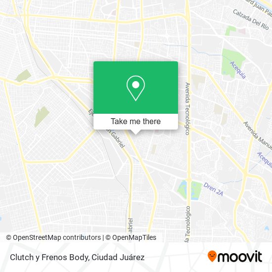 Clutch y Frenos Body map