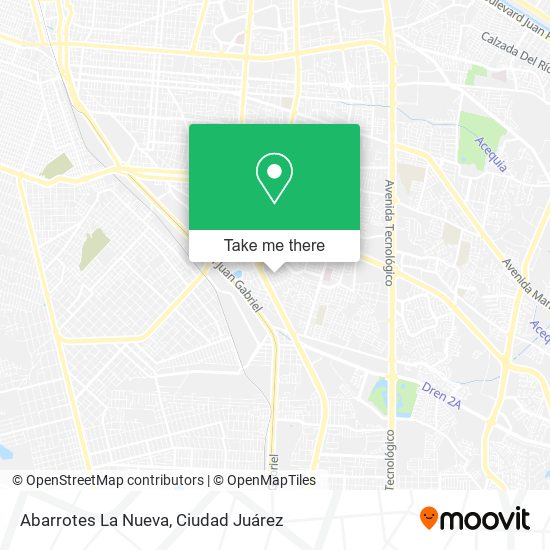 Mapa de Abarrotes La Nueva