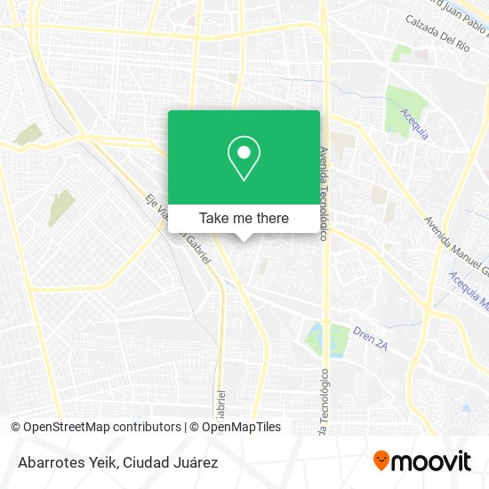 Abarrotes Yeik map