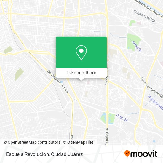 Mapa de Escuela Revolucion