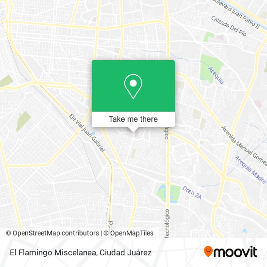 Mapa de El Flamingo Miscelanea
