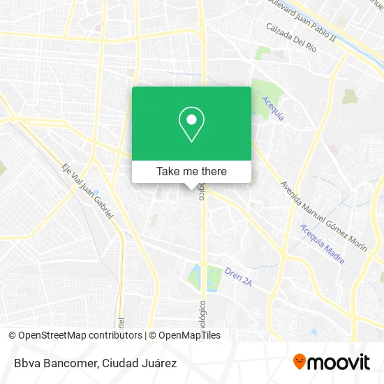 Mapa de Bbva Bancomer