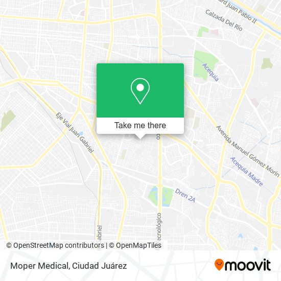 Mapa de Moper Medical