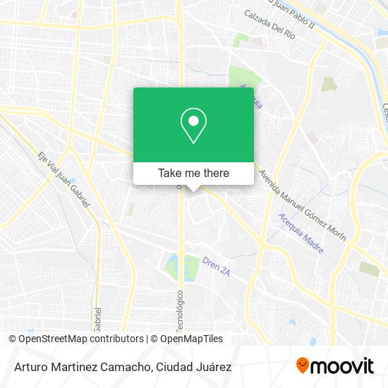 Arturo Martinez Camacho map
