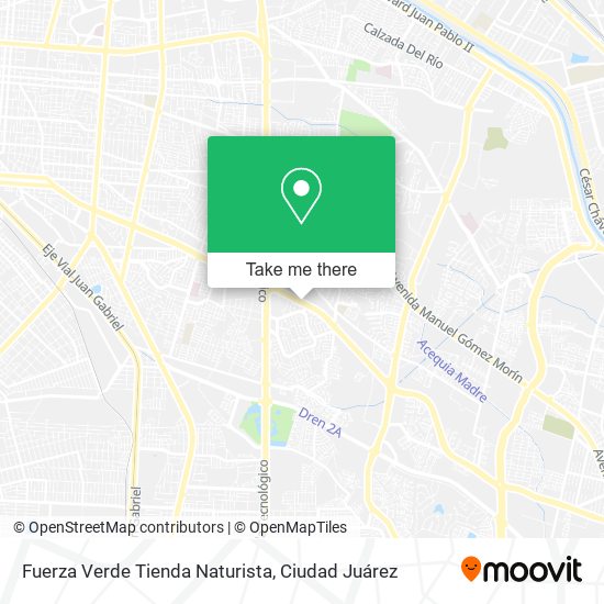 Fuerza Verde Tienda Naturista map