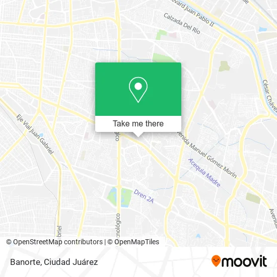 Mapa de Banorte