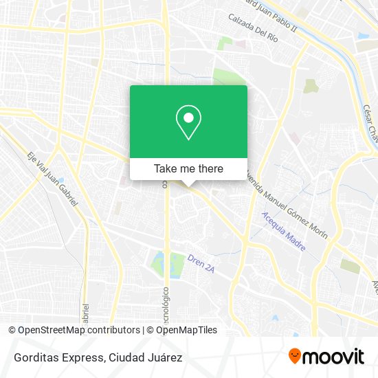 Gorditas Express map