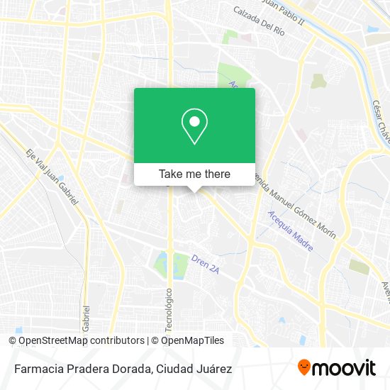 Mapa de Farmacia Pradera Dorada