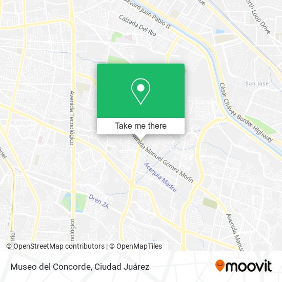 Mapa de Museo del Concorde