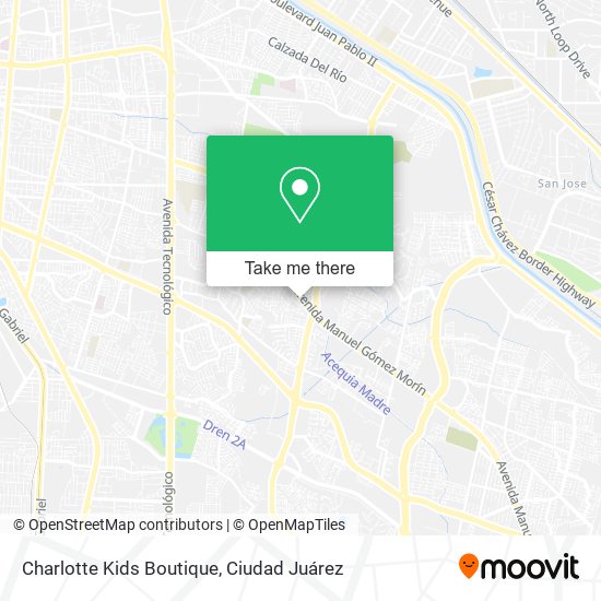 Mapa de Charlotte Kids Boutique