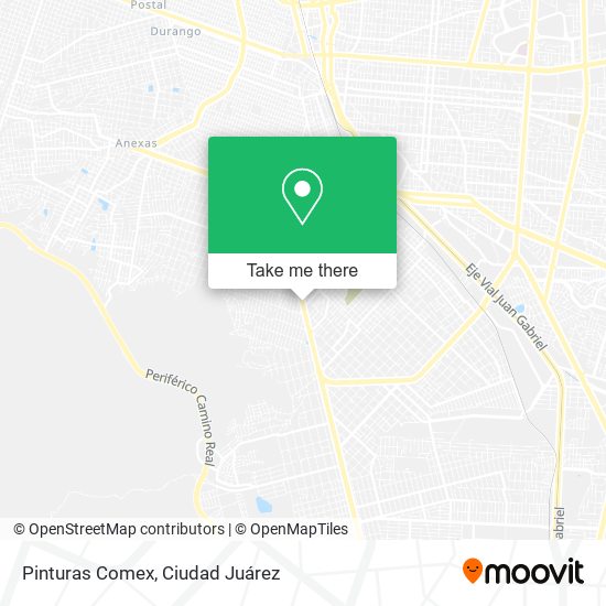 Pinturas Comex map