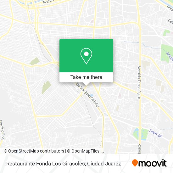 Mapa de Restaurante Fonda Los Girasoles