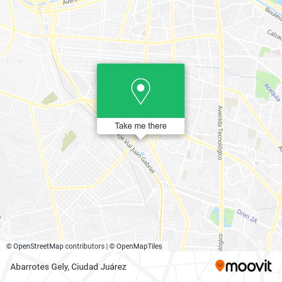 Abarrotes Gely map