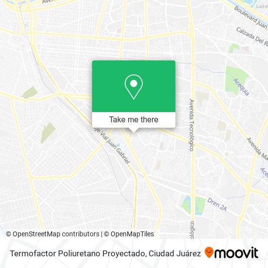 Mapa de Termofactor Poliuretano Proyectado