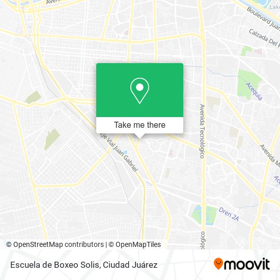 Escuela de Boxeo Solis map