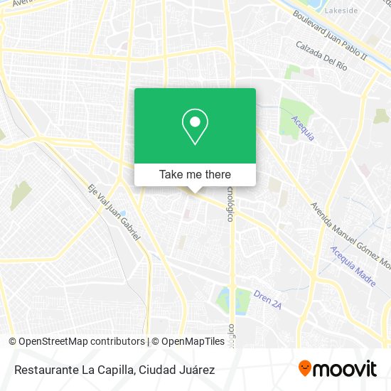 Mapa de Restaurante La Capilla