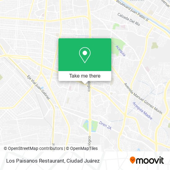 Los Paisanos Restaurant map