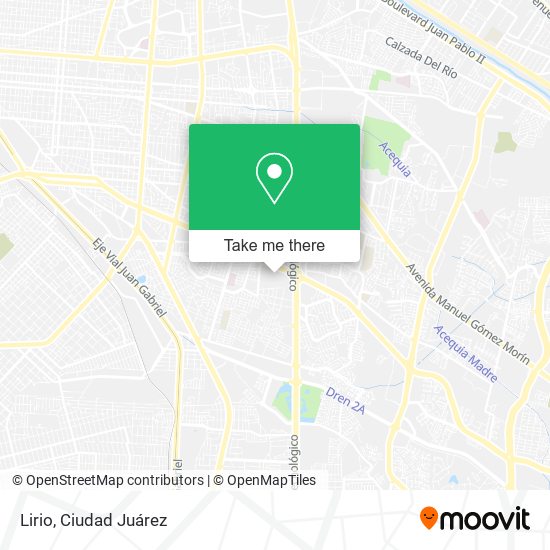 Mapa de Lirio