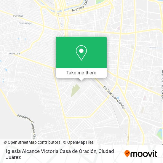 Iglesia Alcance Victoria Casa de Oración map