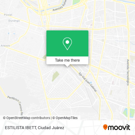 Mapa de ESTILISTA IBETT