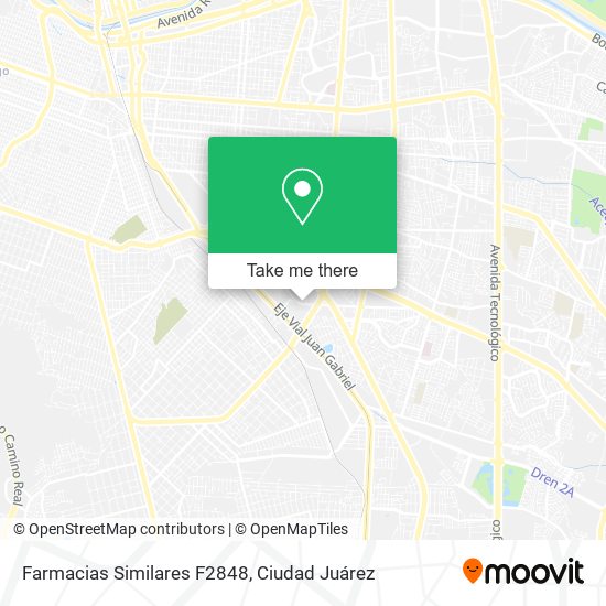 Farmacias Similares F2848 map