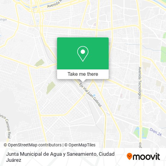 Junta Municipal de Agua y Saneamiento map