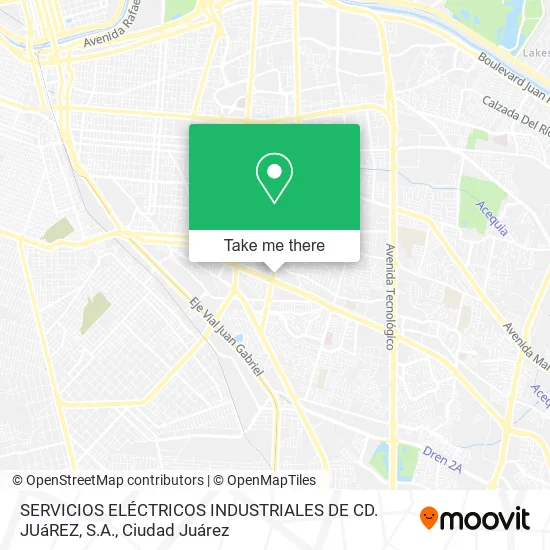 SERVICIOS ELÉCTRICOS INDUSTRIALES DE CD. JUáREZ, S.A. map