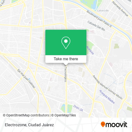 Electrozone map