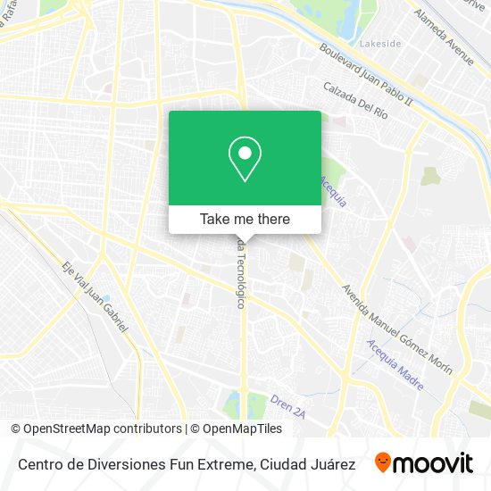 Mapa de Centro de Diversiones Fun Extreme