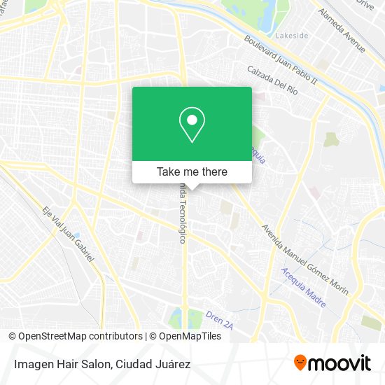 Imagen Hair Salon map