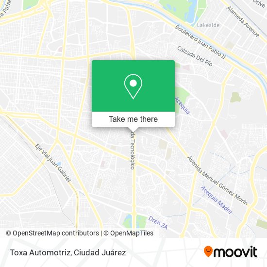 Toxa Automotriz map