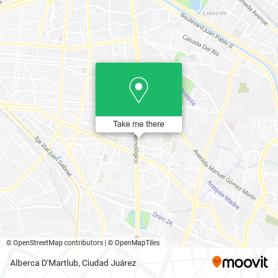 Mapa de Alberca D'Martlub