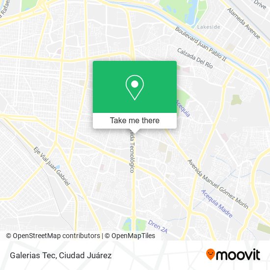 Galerias Tec map