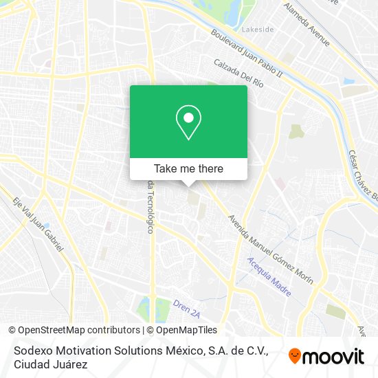 Sodexo Motivation Solutions México, S.A. de C.V. map