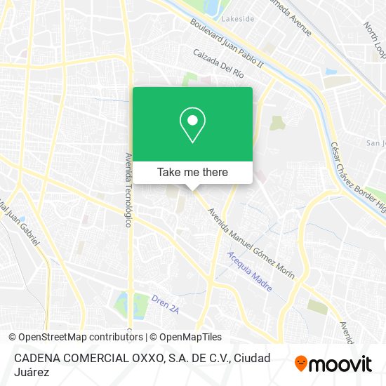 CADENA COMERCIAL OXXO, S.A. DE C.V. map
