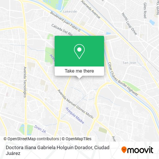 Mapa de Doctora Iliana Gabriela Holguin Dorador