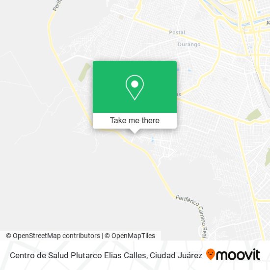 Centro de Salud Plutarco Elias Calles map