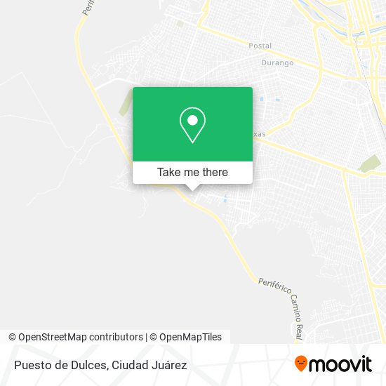 Puesto de Dulces map