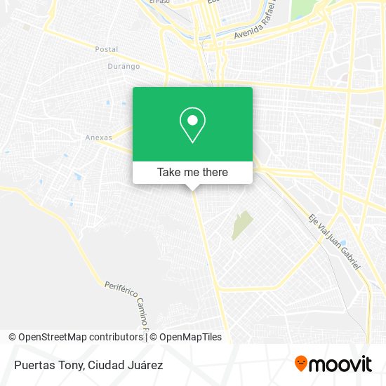 Mapa de Puertas Tony