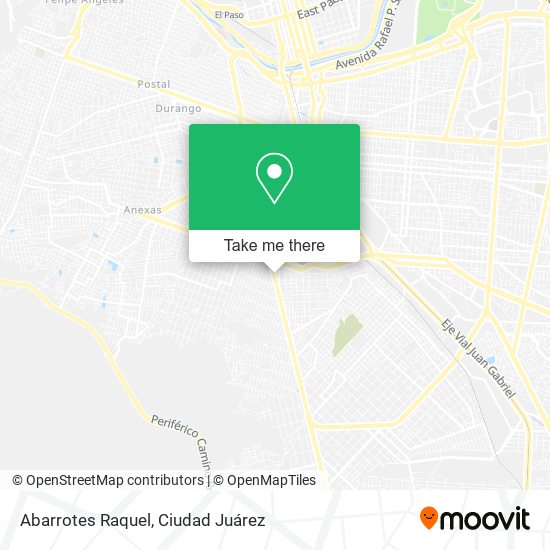 Abarrotes Raquel map