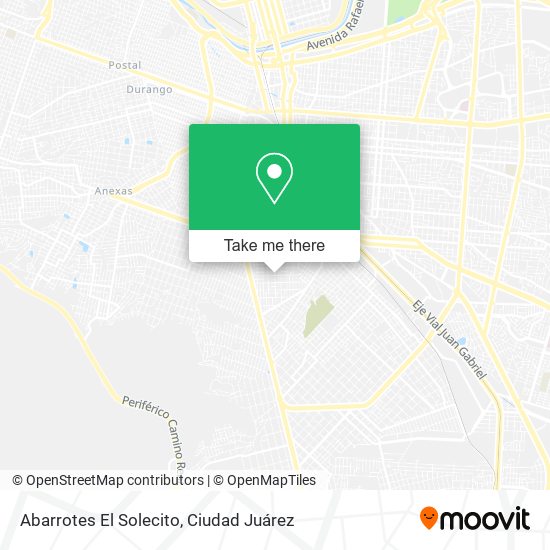 Mapa de Abarrotes El Solecito
