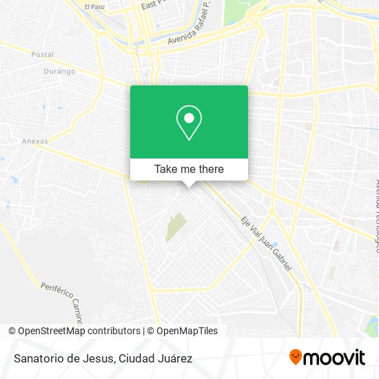 Sanatorio de Jesus map