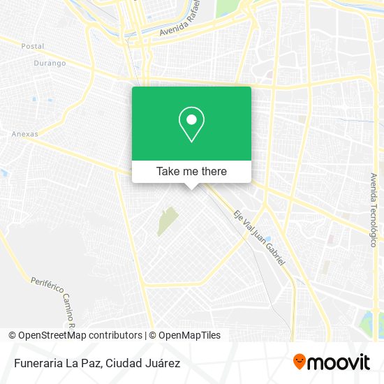 Mapa de Funeraria La Paz