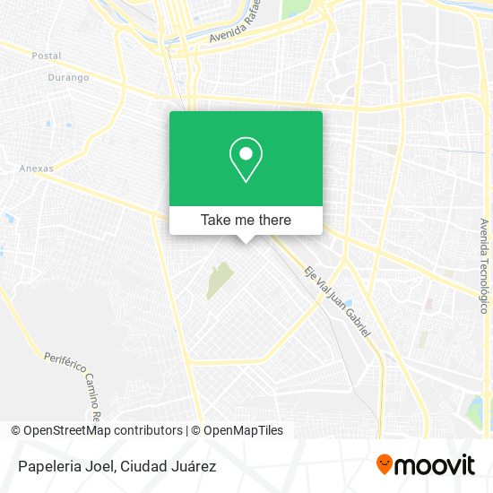 Papeleria Joel map