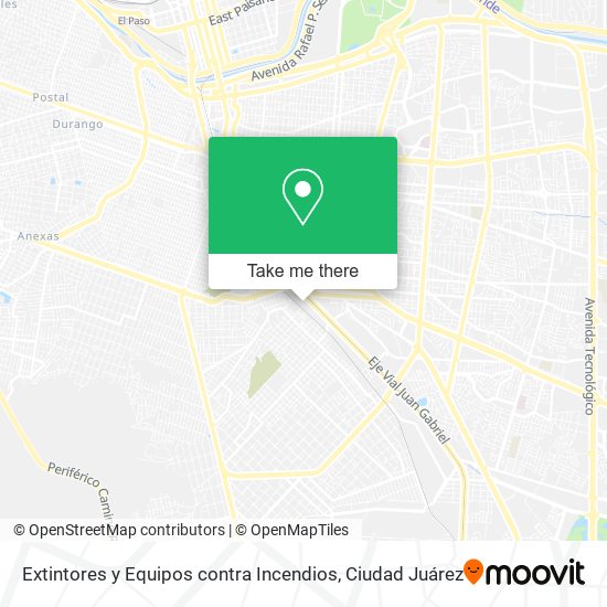 Extintores y Equipos contra Incendios map
