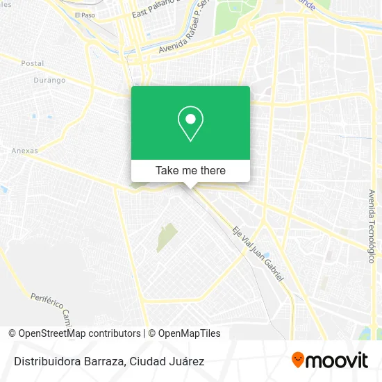 Distribuidora Barraza map