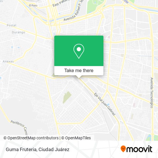 Guma Fruteria map